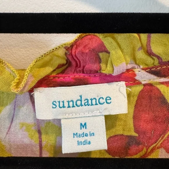 Sundance Muriel Orchard Floral Dress Size M Fully Lined Pockets Knee Length - Picture 13 of 13